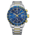 Citizen Men's 44mm Chronograph Watch Blue Dial