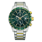 Citizen Men's 44mm Chronograph Watch Emerald Green Dial