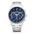 Citizen Chronograph Men's Watch 42mm Blue Dial Stainless Steel