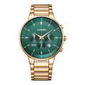 Citizen Men's Chronograph Watch 42mm Green Dial