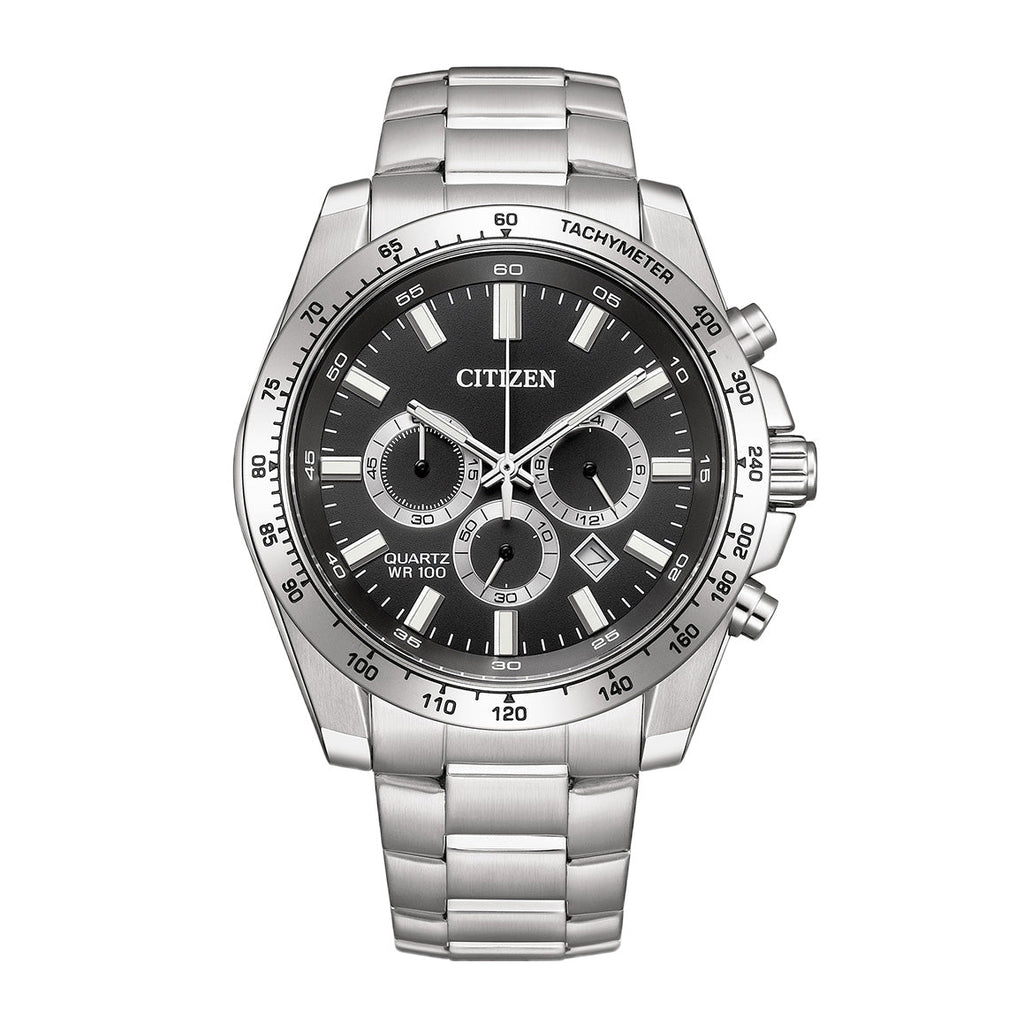 Citizen Men's Chronograph Black Dial Sport Watch 44mm