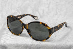 Ann Demeulemeester Ladies Sunglasses Oversized Tortoise Shell and Grey