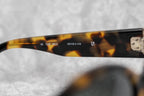 Ann Demeulemeester Ladies Sunglasses Oversized Tortoise Shell and Grey