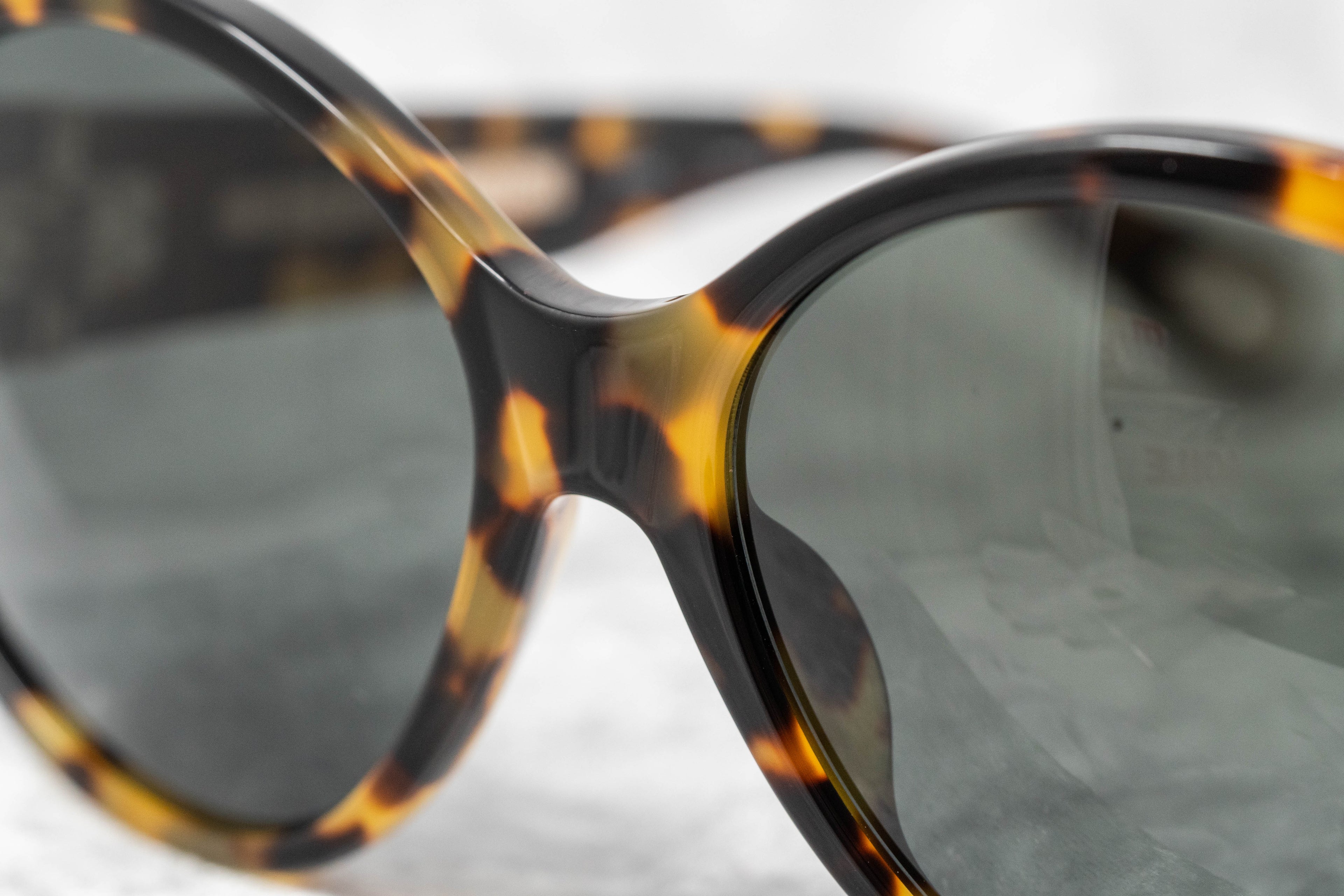 Ann Demeulemeester Ladies Sunglasses Oversized Tortoise Shell and Grey