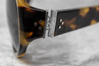 Ann Demeulemeester Ladies Sunglasses Oversized Tortoise Shell and Grey