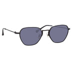 Alessandra Rich x Linda Farrow Black Sunglasses