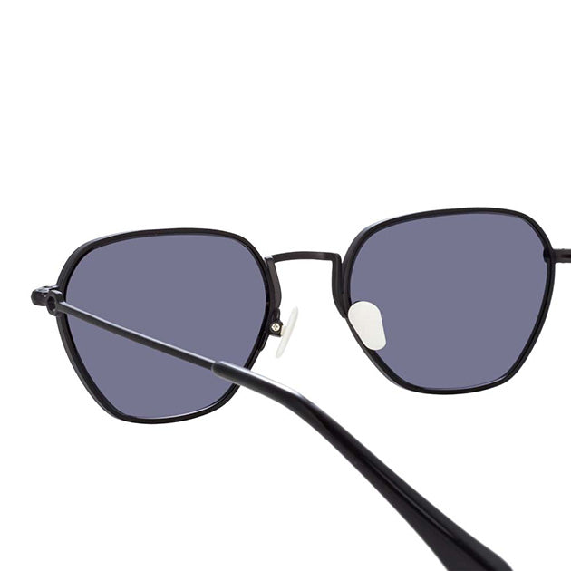 Alessandra Rich x Linda Farrow Black Sunglasses