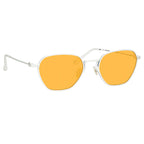Alessandra Rich x Linda Farrow Orange Women’s Sunglasses