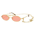 Alessandra Rich X Linda Farrow Pink Women's Sunglasses