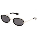Area Nyc x Linda Farrow Black And Crystal Sunglasses