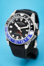 Armand Nicolet JS9-41 GMT Black 41MM Stainless Steel