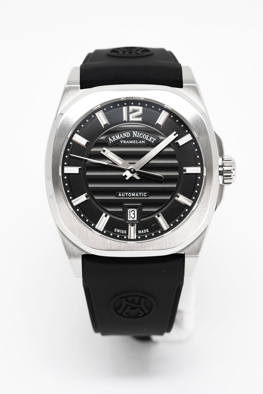 Armand Nicolet Men's Watch J09-3 Black Rubber