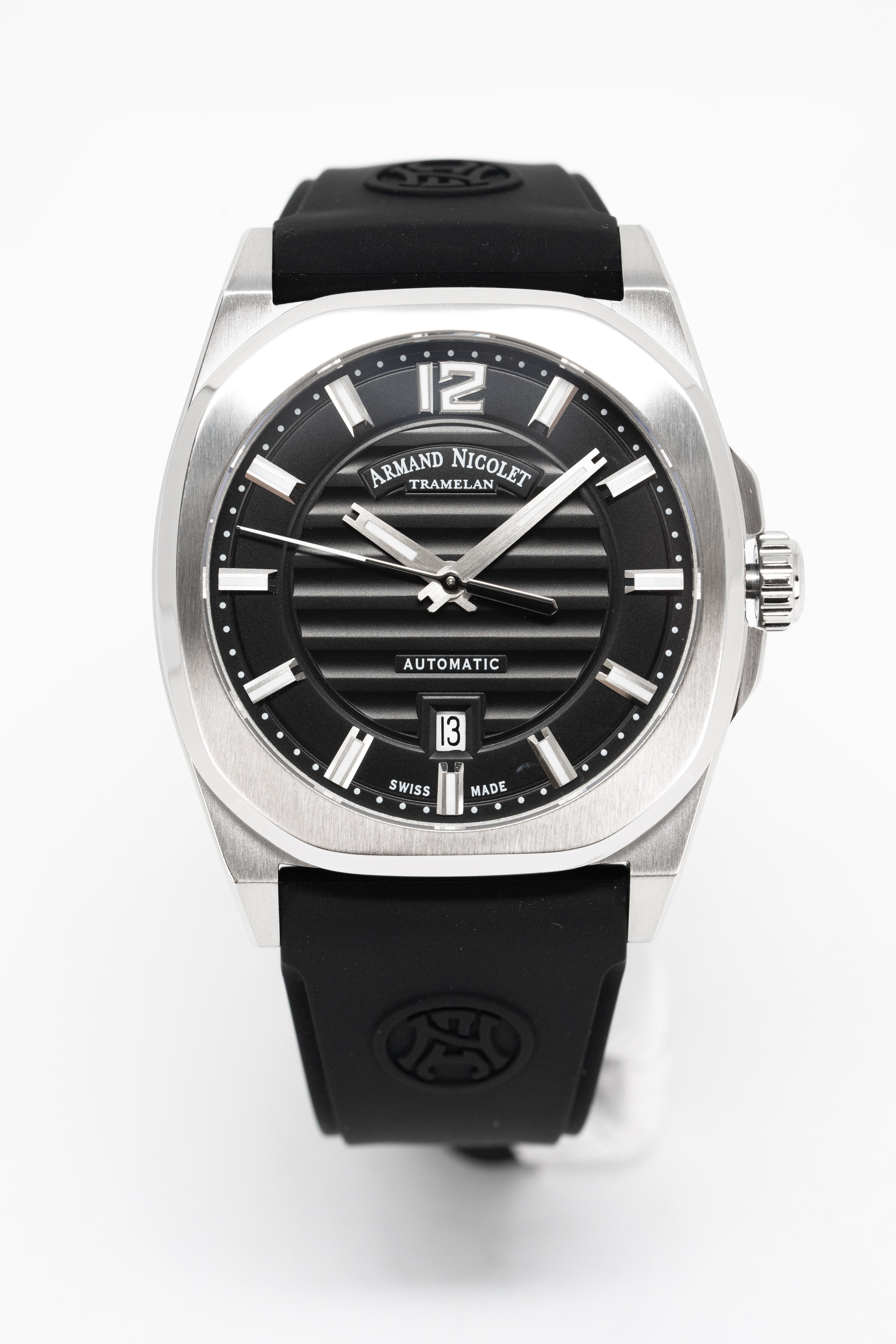 Armand Nicolet Men's Watch J09-3 Black Rubber
