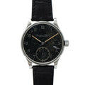 Portugieser | 42mm, Alligator Leather Strap, Black Dial