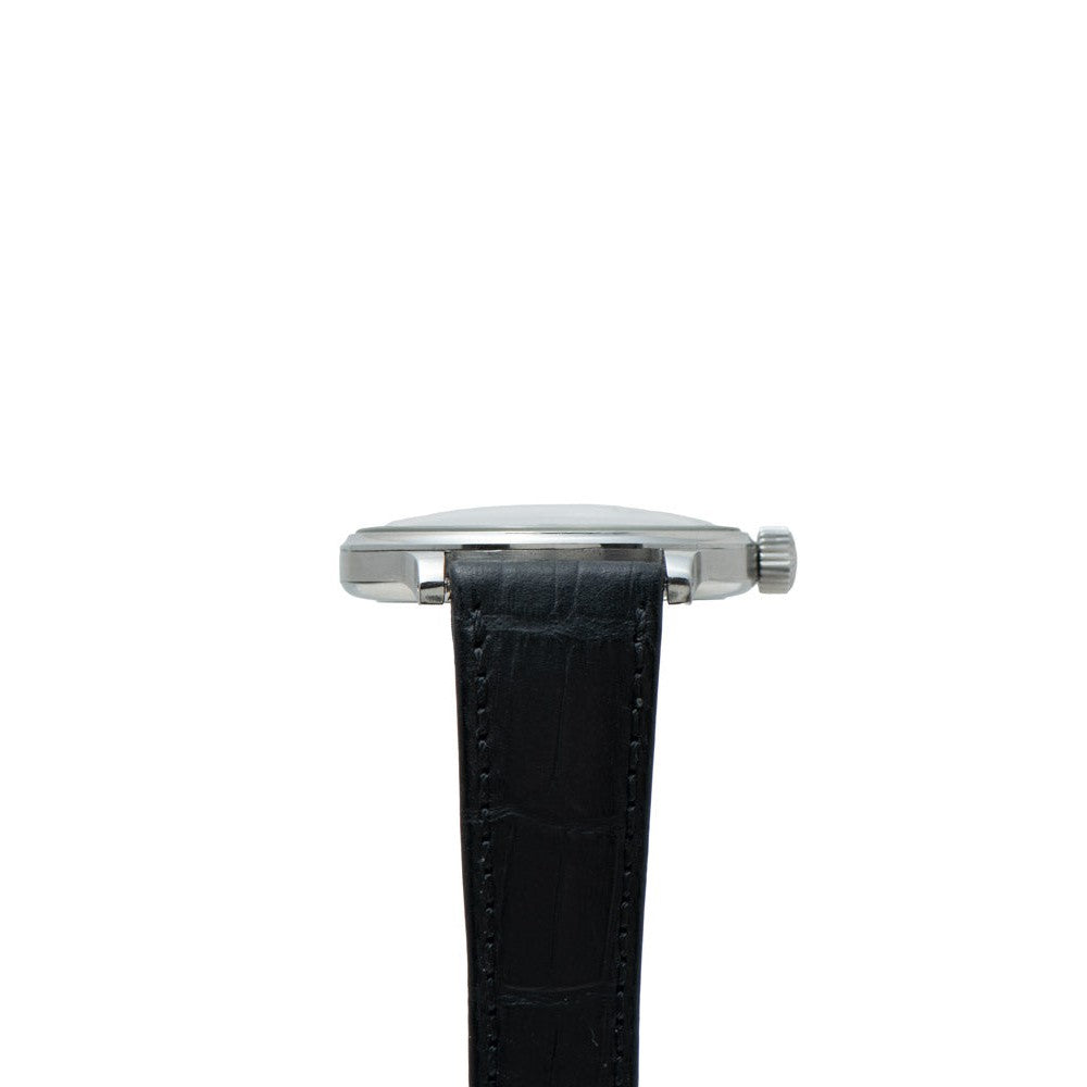 Portugieser | 42mm, Alligator Leather Strap, Black Dial