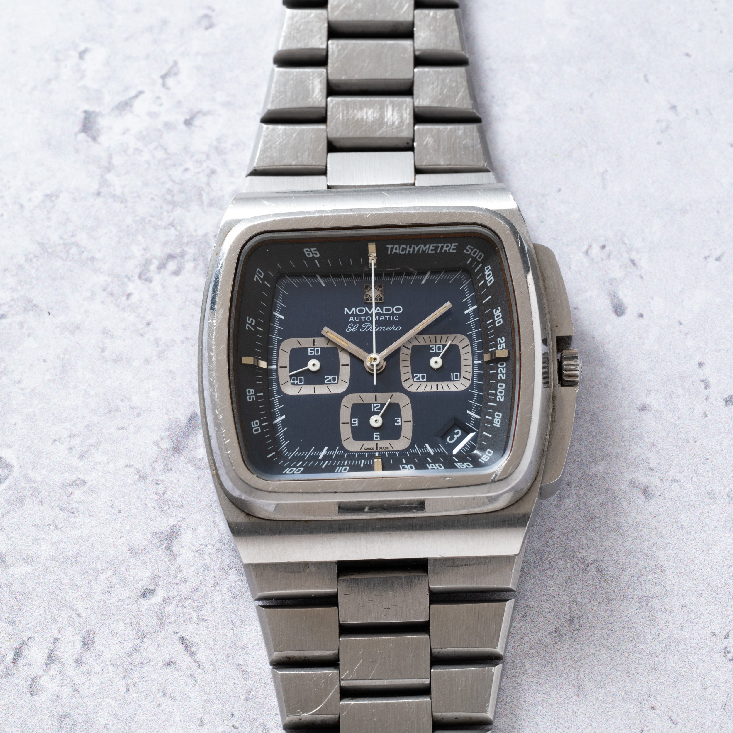 Movado El Primero Chronograph 'TV Case'