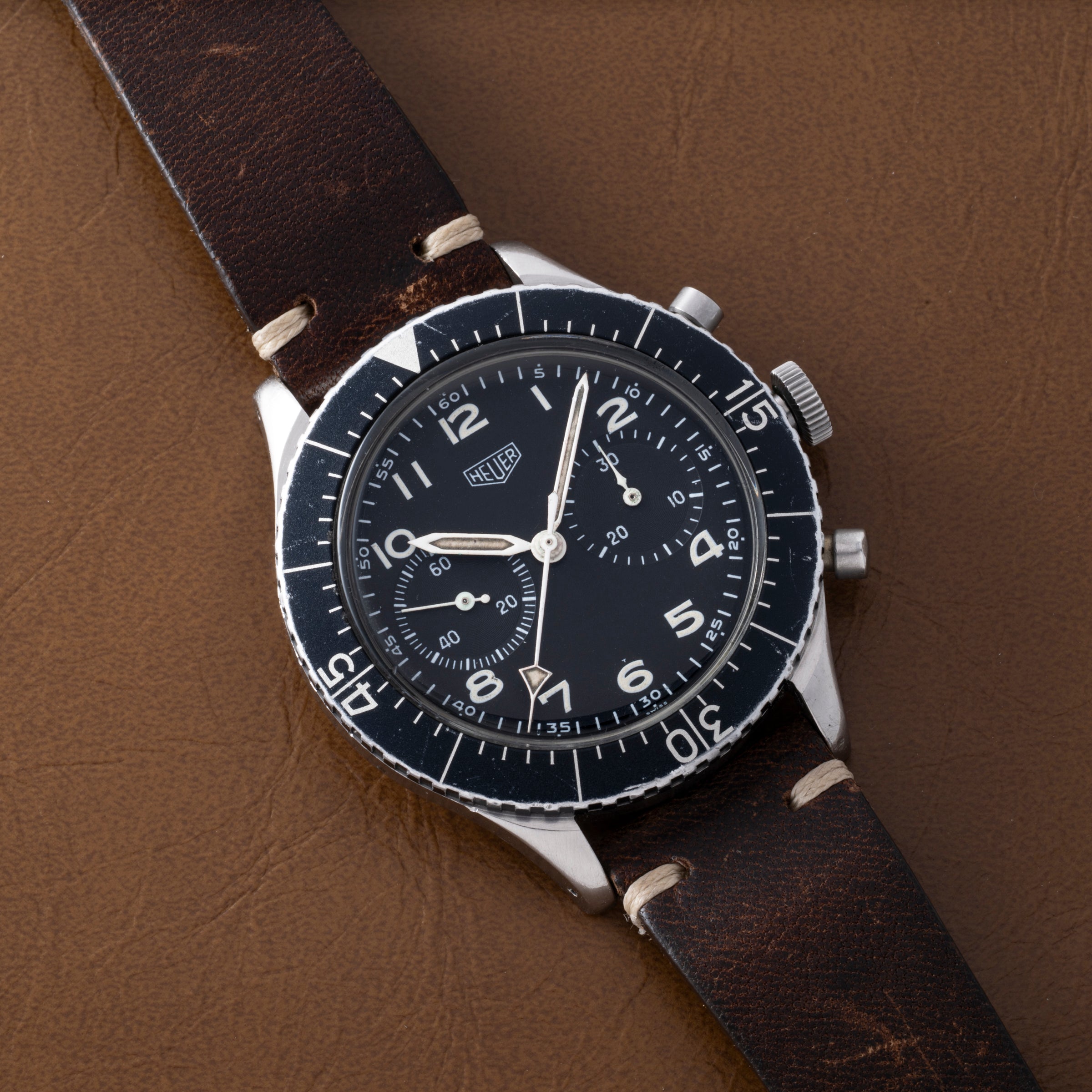 Heuer Bundeswehr Flyback Chronograph