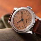 Longines 'Salmon' Pointer Date