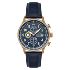 AVI-8 Hawker Hurricane Blue Dial Chronograph Watch