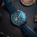 AVI-8 Hawker Hurricane Blue Dial Chronograph Watch