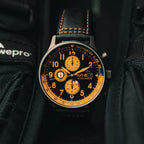 AVI-8 Hawker Hurricane Chronograph Black Dial Gun Case Watch