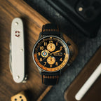 AVI-8 Hawker Hurricane Chronograph Black Dial Gun Case Watch