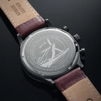 AVI-8 Hawker Hurricane Chronograph Black Dial Red Strap Watch