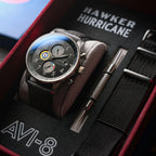 AVI-8 Hawker Hurricane Classic Chronograph Grey Black Watch
