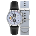 AVI-8 Hawker Hurricane Classic Chronograph White Watch