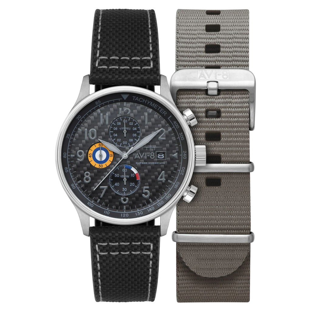 AVI-8 Hawker Hurricane Classic Chronograph Black Watch