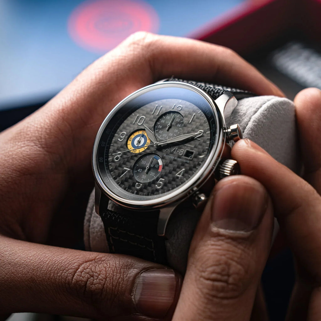 AVI-8 Hawker Hurricane Classic Chronograph Black Watch