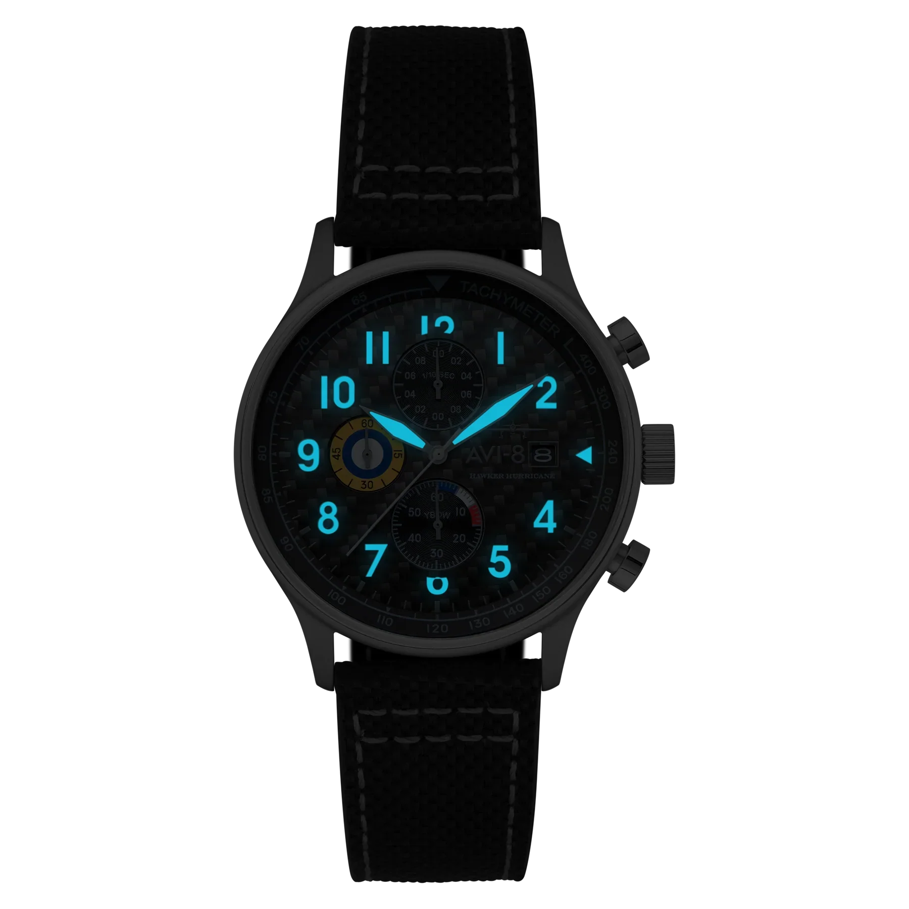 AVI-8 Hawker Hurricane Classic Chronograph Black Watch