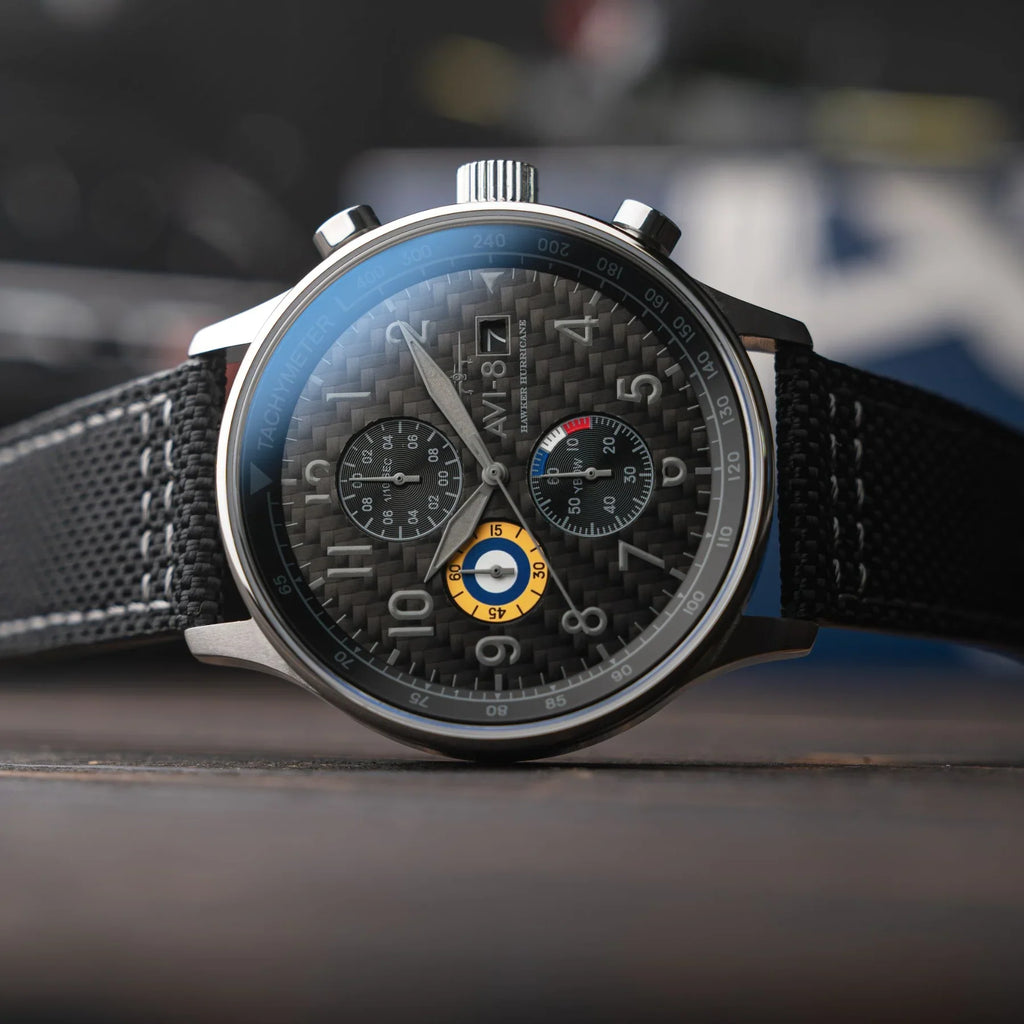 AVI-8 Hawker Hurricane Classic Chronograph Black Watch