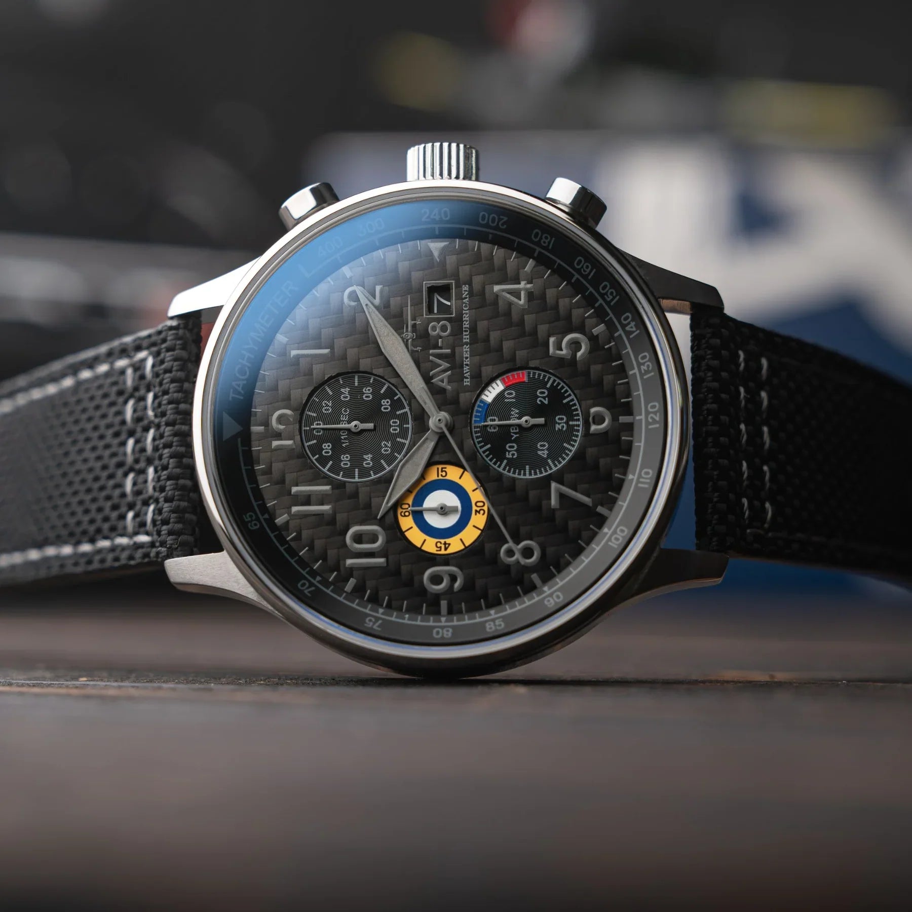 AVI-8 Hawker Hurricane Classic Chronograph Black Watch