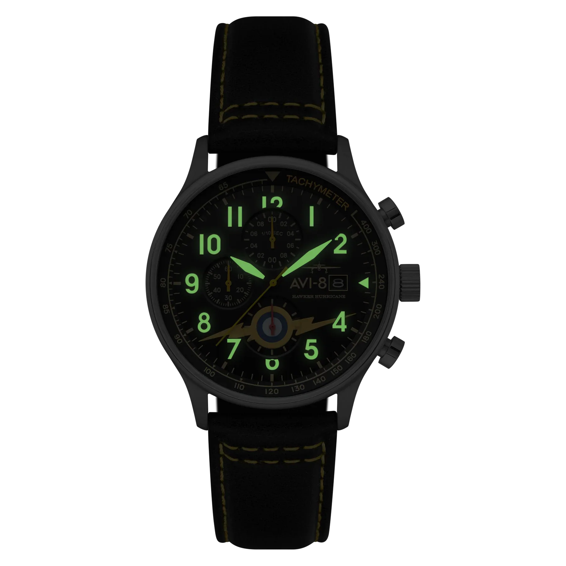 AVI-8 Hawker Hurricane Classic Chronograph Orange Watch