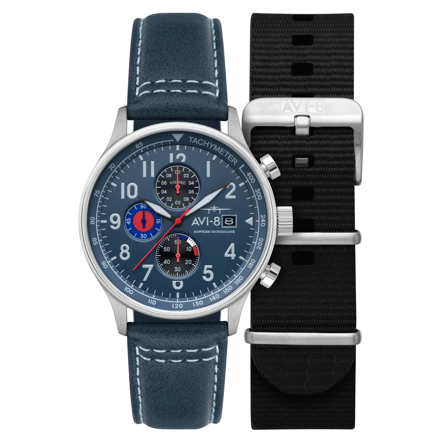 AVI-8 Hawker Hurricane Classic Chronograph Blue Watch