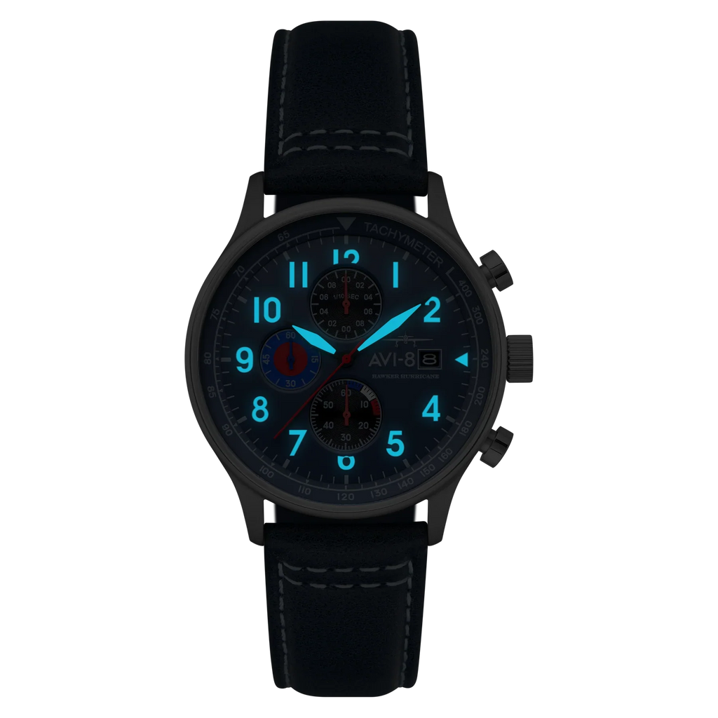 AVI-8 Hawker Hurricane Classic Chronograph Blue Watch