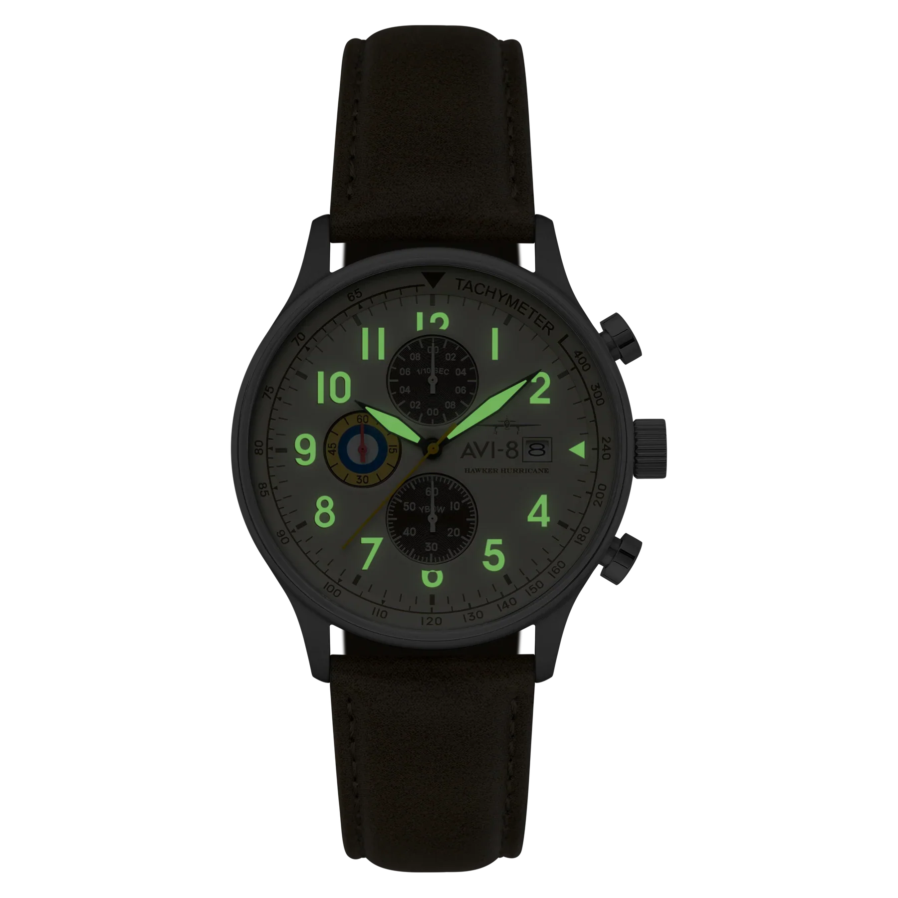 AVI-8 Hawker Hurricane Classic Chronograph Khaki Green Watch