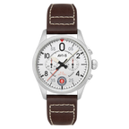 AVI-8 Spitfire Lock Chronograph Aircraft White Watch