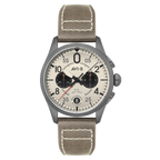 AVI-8 Spitfire Lock Chronograph Grey Cream Watch