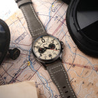 AVI-8 Spitfire Lock Chronograph Grey Cream Watch
