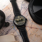 AVI-8 Spitfire Lock Men's Grey Black Chronograph Watch