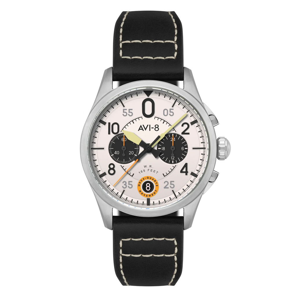 AVI-8 Spitfire Lock Imperial War Museums Edition White Chronograph Watch