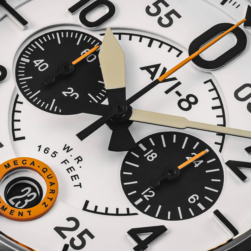 AVI-8 Spitfire Lock Imperial War Museums Edition White Chronograph Watch