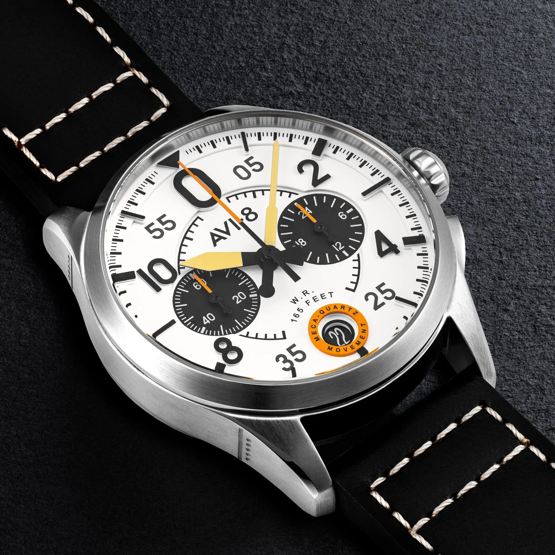AVI-8 Spitfire Lock Imperial War Museums Edition White Chronograph Watch