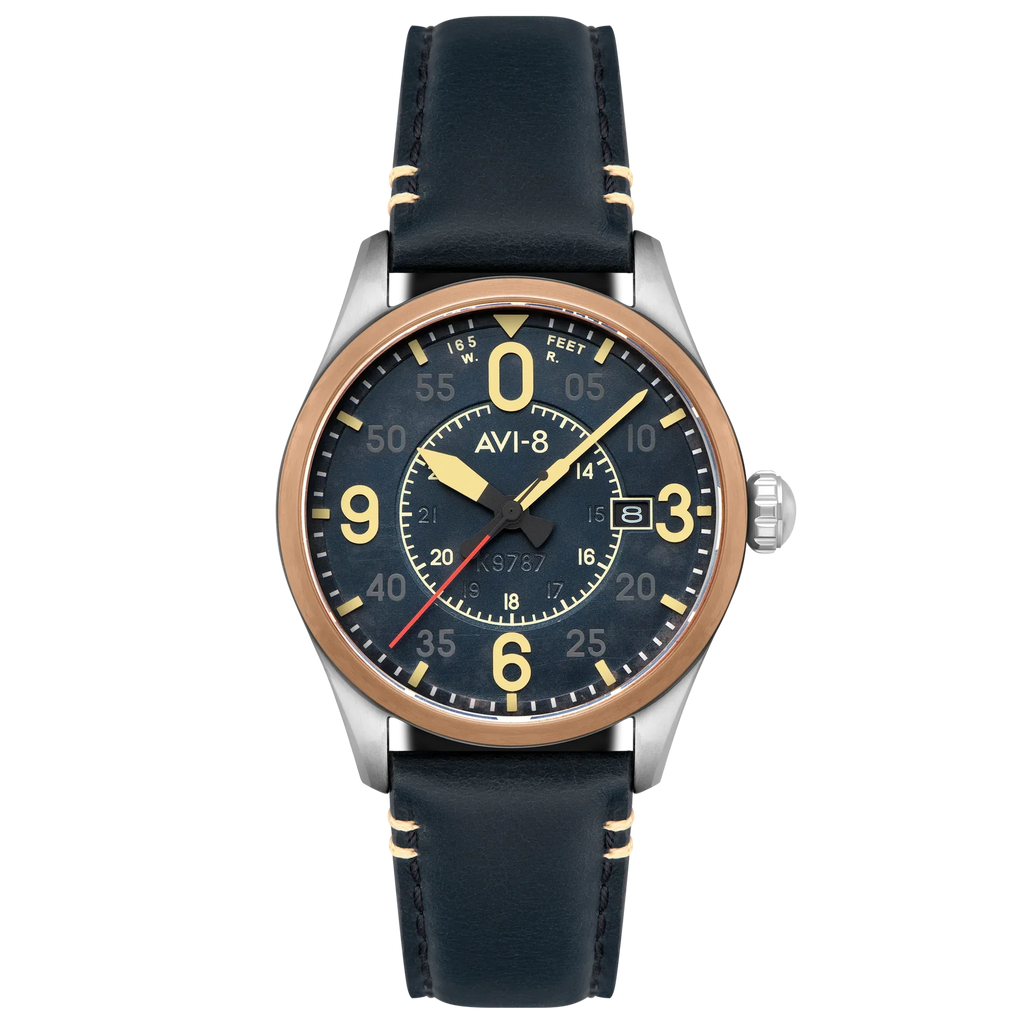 AVI-8 Spitfire Smith Men's Blue Automatic Watch