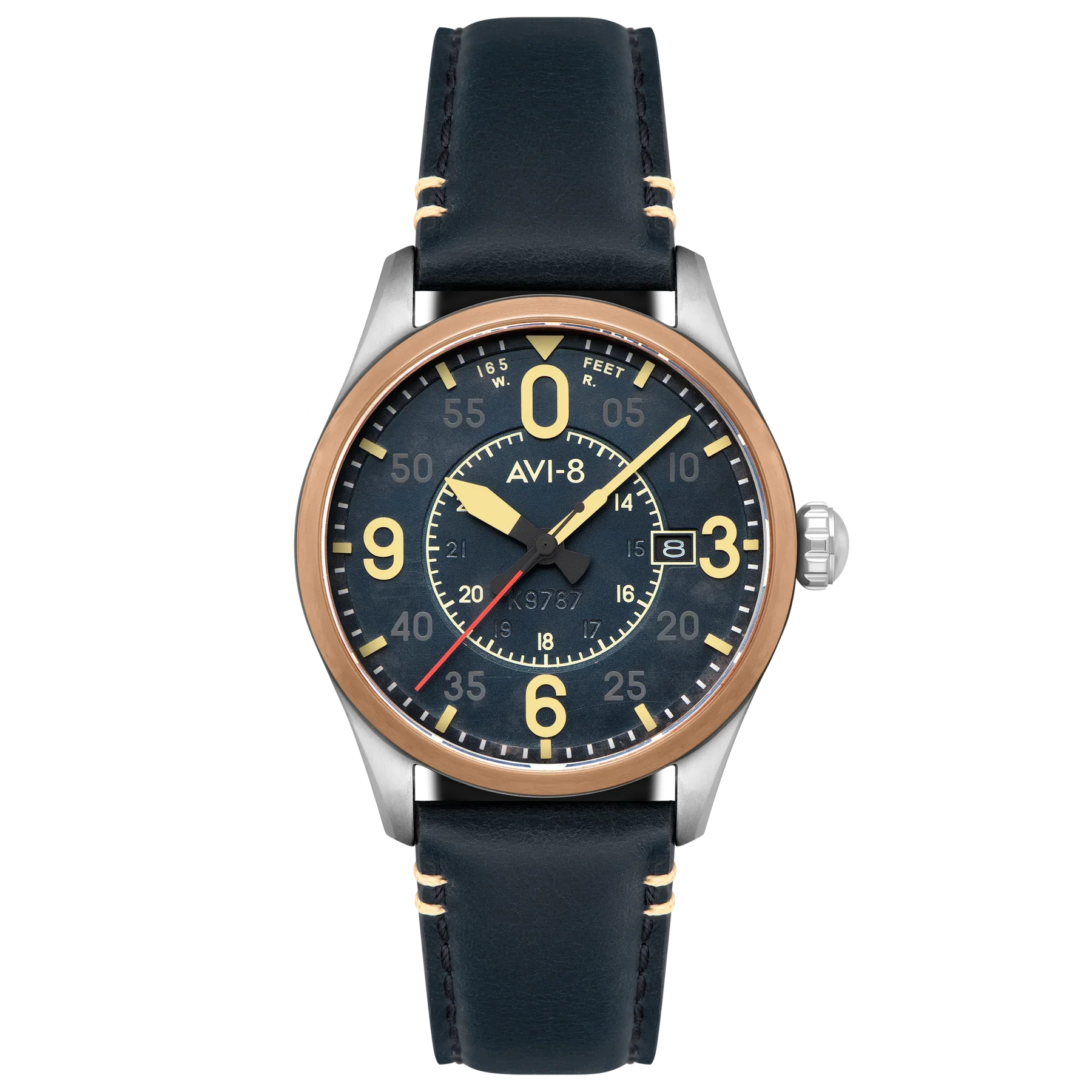 AVI-8 Spitfire Smith Men's Blue Automatic Watch