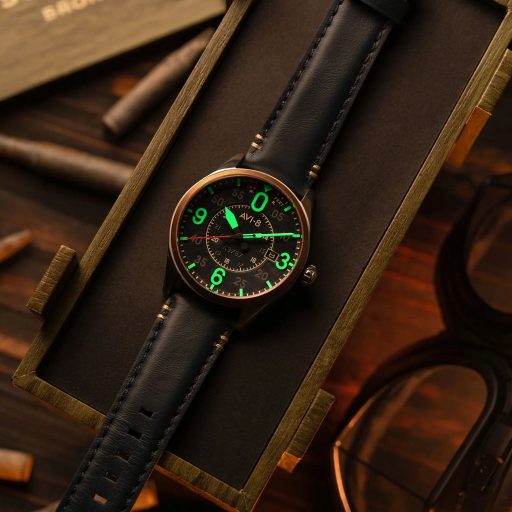 AVI-8 Spitfire Smith Men's Blue Automatic Watch