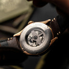 AVI-8 Spitfire Smith Bronze Black Dial Brown Strap Automatic Watch