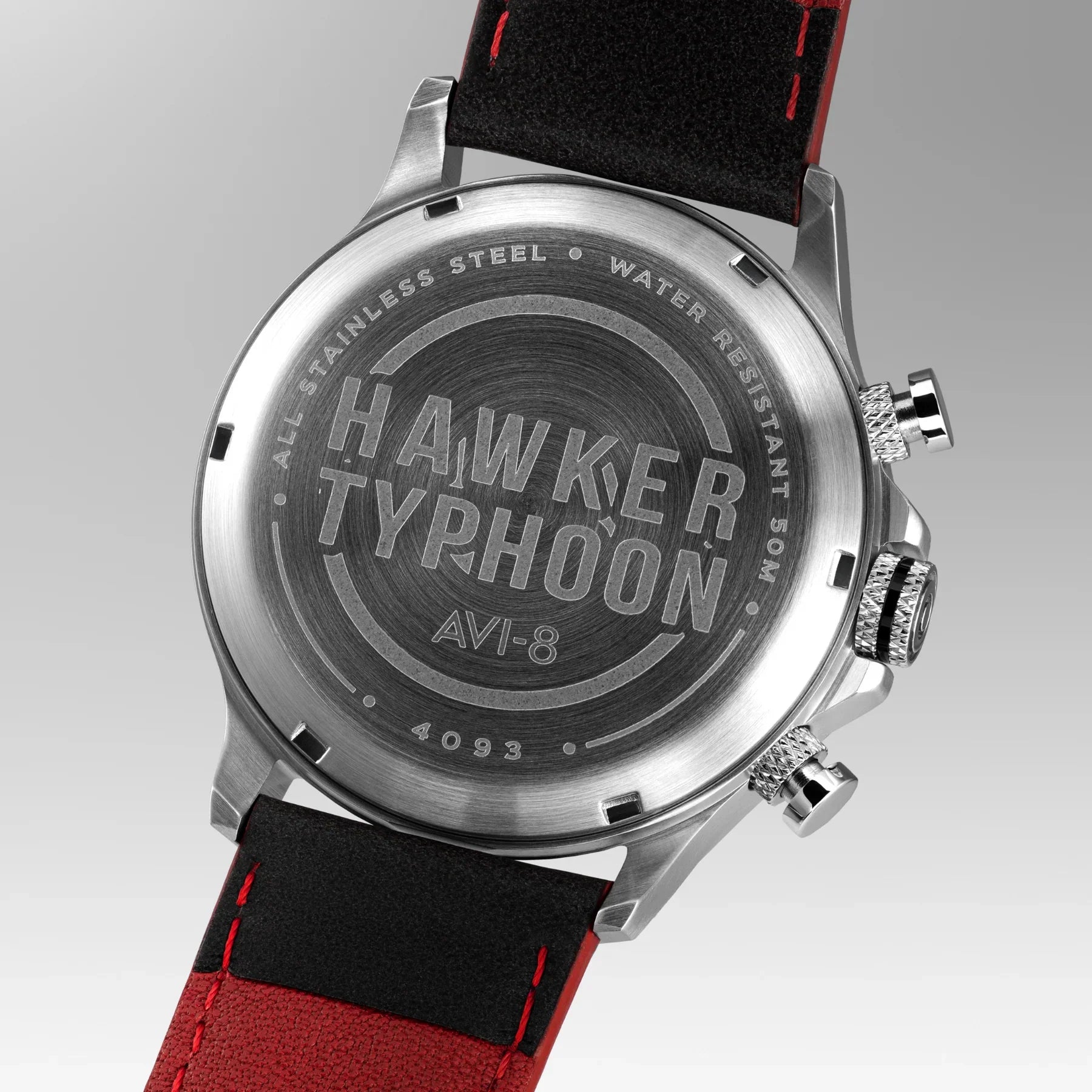 AVI-8 Hawker Typhoon Coningham Men's Black Chronograph Watch